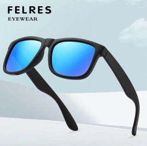 Men Women Polarized Outdoor Sports Square Sunglasses Driving Fishing Glasses New - Picture 1 of 44
