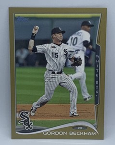 2014 Topps Series 2 Gordon Beckham White Sox #403 Gold 304/2014
