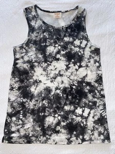 Cat & Jack Kids Tie Dye Tank Top Shirt Size Extra Large Dark Grey XL summer play - Picture 1 of 4