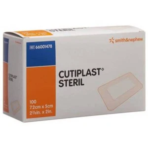 Cutiplast Sterile 7.2Cmx5Cm Box 100 - Picture 1 of 1