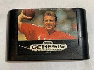 Cartucho de juego de fútbol americano Joe Montana II Sports Talk limpio funciona probado - Imagen 1 de 4
