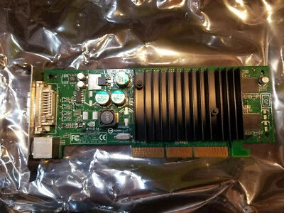 NVIDIA P117 180-10117-000-B00 64MB Low Profile DVI S-Video AGP Video Card - Image 1 of 4