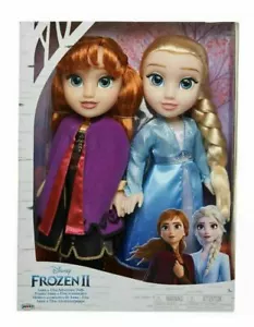 Disney Frozen II Elsa and Anna Toddler Dolls - Picture 1 of 5