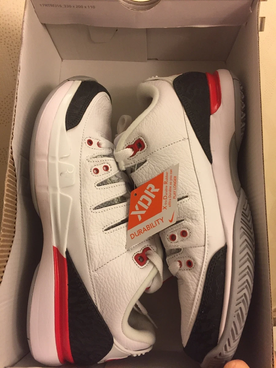 シューズ(男性用) NIKE ZOOM VAPOR RF X AJ3 US9 \"Fire Red\" NikeCourt Zoom Vapor RF x AJ3 'Fire Red'. Nike SNKRS