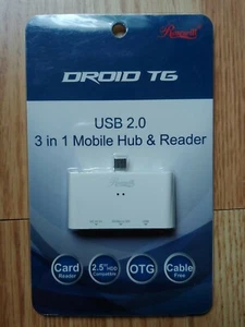 Rosewill 3 in 1 Mobile Hub & Reader - Picture 1 of 1