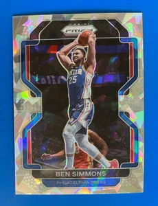 2021-22 Panini Prizm Crack Ice Error Card Ben Simmons Front Isaiah Jackson Back - Picture 1 of 4