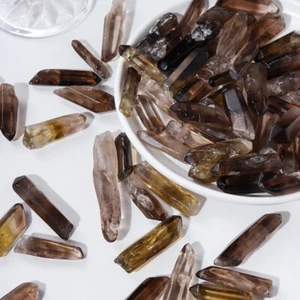 100g Natural Smokey Quartz Tea Crystal Point Healing Reiki Gemstone Specimen - Picture 1 of 9