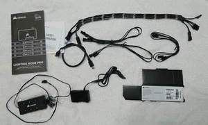 Corsair LOT Lighting Node Pro Controller w/ 4x Strips + RGB Hub - Afbeelding 1 van 13