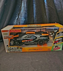 Jada Toys Autozone Limited Edition Hyper Chargers Radio Control 2017 Ford GT - Picture 1 of 4