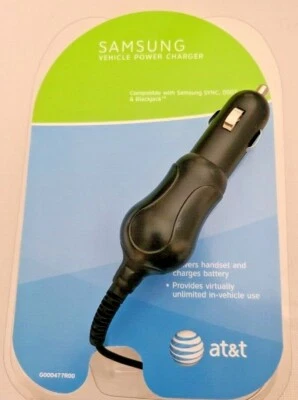 Samsung Car Charger SYNC, D807, SGH T509 T519 T629 T639 T809 i607 Blackjack - Image 1 of 3