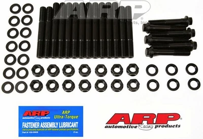 ARP 235-5601 Negro Para BB Chevy Dart Big "M" 4 Pernos Hierro Fundido Tapas Stud Kit Foto 1 de 4