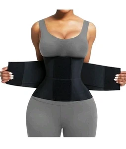 FeelinGirl Waist Trainer Belt Waist Cincher Trimmer Ab Belt Tummy Control Body - Picture 1 of 8