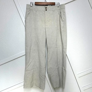 Democracy "Ab" Solution Sky Rise Double Button Wide Leg Trouser Pant Sz: 12 - Picture 1 of 9