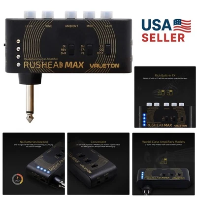 Pro-Level Multi-Effects Guitar Amp: USB Rechargeable, Lightweight & Portable - Image 1 of 4