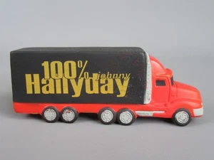 C795 Selten ALPI Spielzeug Schaum Lastwagen USA Werbung 100% J Hallyday Tour - Picture 1 of 10