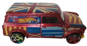 Hot Wheels ’67 Austin Mini Van Red Union Jack Roof Diecast Car Collector 2014 - Picture 1 of 6