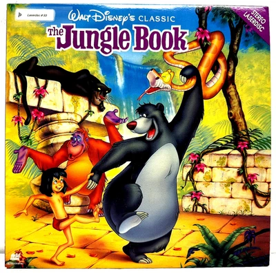 The Jungle Book Laserdisc 1992 Walt Disney Classic Open-Matte - Image 1 of 4