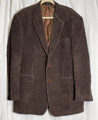 Ralph Lauren Marrón Pana Hombres 44 L Abrigo Deportivo Parches en el Codo Blazer Traje Chaqueta Foto 1 de 4