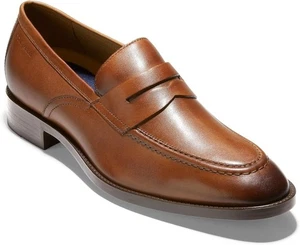 Cole Haan Hawthorne Penny Loafer Herren Leder Schuhe NEU Britisch Hellbraun C33224 - Bild 1 von 6