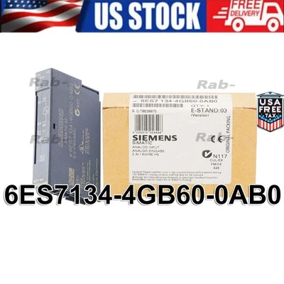 New Siemens 6ES7134-4GB60-0AB0 6ES71344GB600AB0 SIMATIC DP ELECTRONIC MODULE - Image 1 of 4