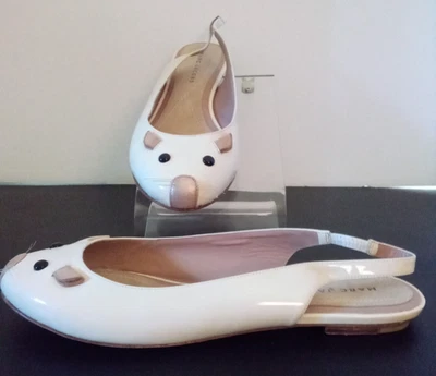 Zapatos de ratón Marc Jacobs marfil charol talla 10,5 M Foto 1 de 4