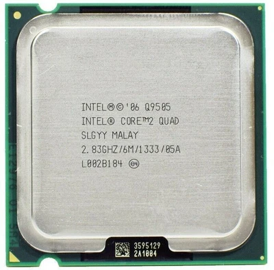 Intel Core 2 Quad Q9505 CPU Quad-Core 2.83 GHz 6M 1333 LGA775 Processor - Image 1 of 2