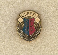 Antique Ferencvarosi TC Budapest Torna Club Bajnok FTC Football Crest Pin  Badge