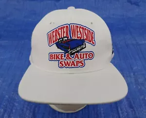 Webster Westside Bike Auto Swaps Hat Cap New Era Motorcycle Car White Snapback - Picture 1 of 8