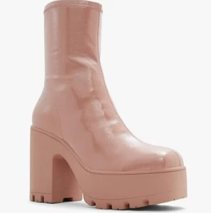 NWB Call It Spring Nathali Ankle Boots,light ballet pink,sz.7 - Picture 1 of 7