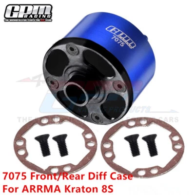 GPM Alloy 7075 Front/Rear Diff Case for Arrma Kraton Outcast 8S 1/5 ARA310937 US - Image 1 of 3