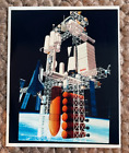 Vintage Nasa Space Shuttle STS conceptual image photo ISS Space Station