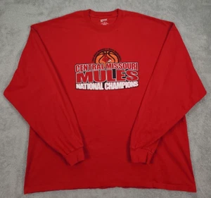 Central Missouri Mules Herren Basketball National Championship Tshirt Gr. 3XL rot - Bild 1 von 11