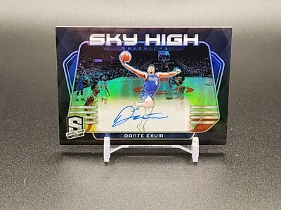 Dante Exum 2023-24 Spectra #SKY-DEX Sky High Auto #'x /99 - Image 1 of 2