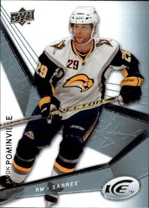 2008-09 Upper Deck Ice Buffalo Sabres Hockey Card #35 Jason Pominville