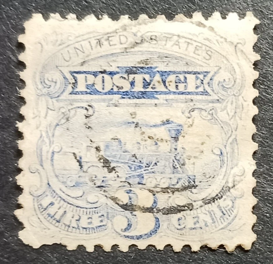 SCOTT 114 USED 3 CENT 1869 PERF 12 NO/GRILL - Image 1 of 1