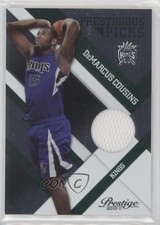 2010 Prestige Prestigious Picks Green Materials /499 DeMarcus Cousins Rookie RC