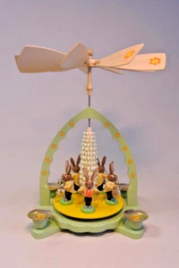 Oster-Pyramide musizierende Hasen, direkt vom Hersteller im Erzgebirge # 16019 - Picture 1 of 2
