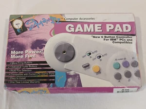 Smartz Game Pad 6 Button Controller For IBM,  PC and Compatibles - Picture 1 of 6