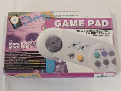 Smartz Game Pad 6 Button Controller For IBM,  PC and Compatibles - Image 1 of 4