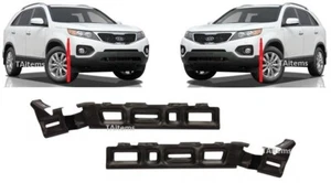 PAR DE SOPORTES INFERIORES PARA PARACHOQUES DELANTERO IZQUIERDO+DERECHO APTOS PARA KIA SORENTO XM 2009-2012 - Imagen 1 de 12