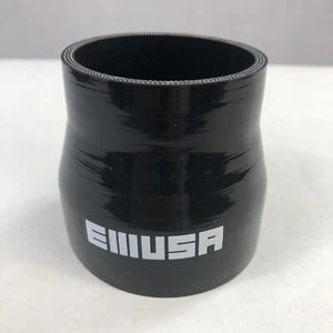 2.5" to 3" Coupler Black Straight Silicone Reducer Hose 4 layer polyester New - Bild 1 von 8
