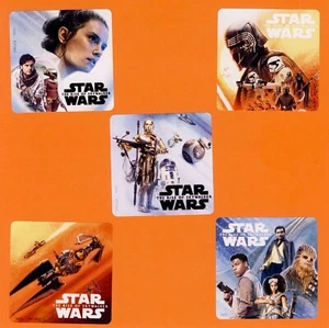 10 Star Wars Rise of Skywalker - Large Stickers - Rey, Finn, Poe, Chewbacca - Picture 1 of 1