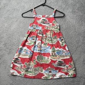 Reyn Spooner Hawaiian Dress Girls Size 6 Christmas Mele Kalikimaka - Picture 1 of 8
