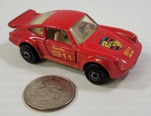 KK) Vintage Matchbox 1979 Porsche 911 Turbo Red Diecast Car - Picture 1 of 16