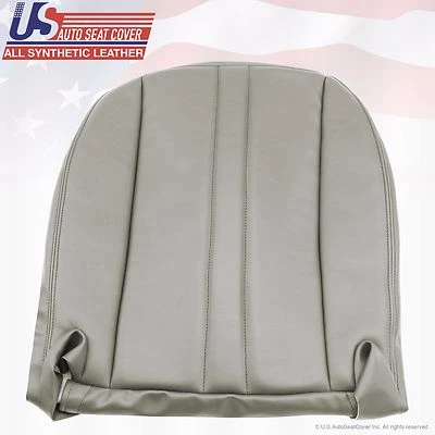 Funda de asiento de vinilo inferior para conductor de Chevy Express Van 2003-2016 - Gris Foto 1 de 4