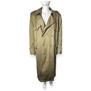 Vintage TOWNE London Fog Trench Coat Men’s 40 Dark Academia Classic Streetwear - Picture 1 of 12