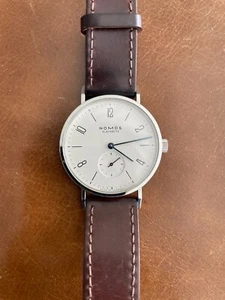 Nomos Glashütte Tangente 35mm Mechanical Watch 139 Clear Caseback w/ Box/Papers - Picture 1 of 24