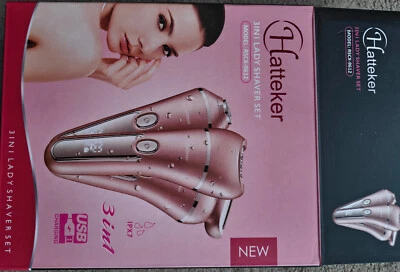 Hatteker Electric Razor for Women, 3 in 1 Lady Shaver Kit Portable Painless IPX7 - image 1 of 3