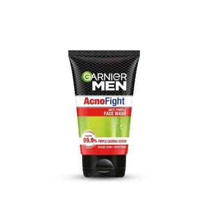 Garnier Men Anti-Pimple Face Wash Repairs Skin AcnoFight select size