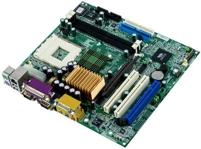 MSI MS-6382E VER:3 SOCKET 462 2X DDR AGP 3X PCI MATX Mainboard - Image 1 of 2
